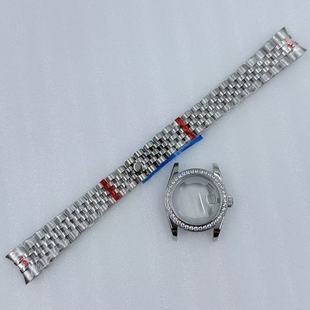 NH05机，手表壳带31 mm女钻款，蓝宝石玻璃，配24.5 mm表盘，