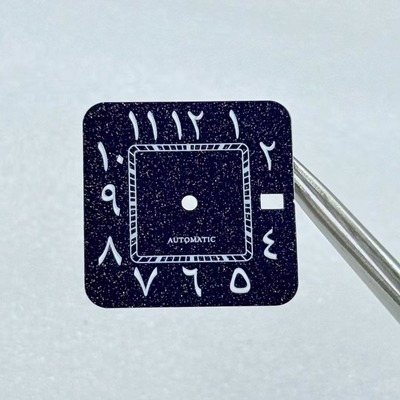 新款方形表盘满天星字面 适装NH35机芯表盘手表配件