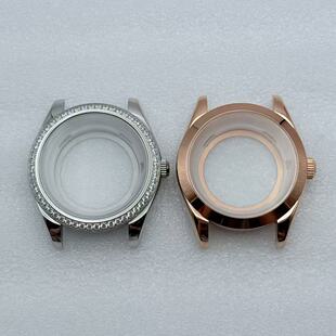 8285机芯手表配件蓝宝石玻璃 精钢表壳表带 适装31mm表盘配8285机