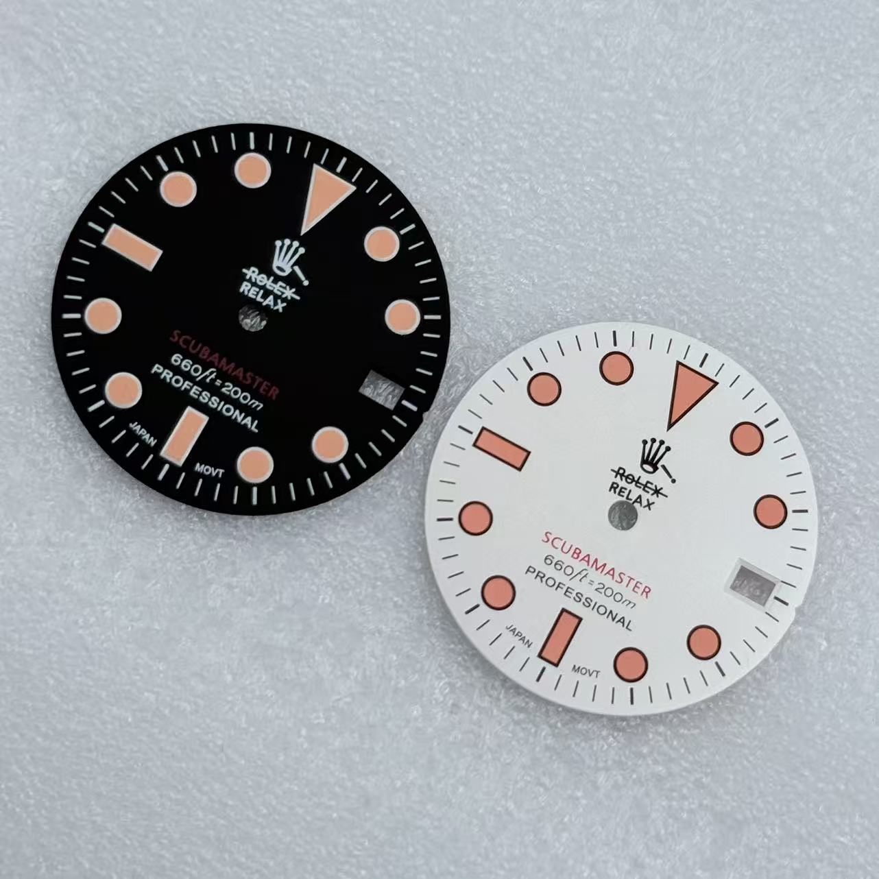 新复古DIY表盘字面28.5mm 表盘适合装NH35/NH36机芯