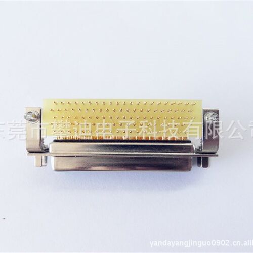 好货D-SUB104pin车针连接器 104针接头 公母插头 90度弯插头 实芯