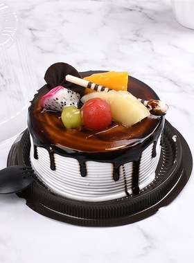 1 Set  Bakery Round Shape Plastic Cake Boxes Bakery Round Sh