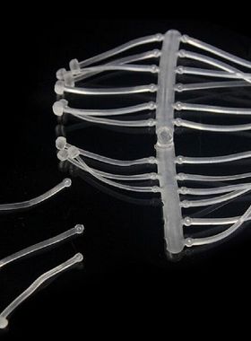 0.05 * 0.28cm White TPR Carp fishing boilie inserts hair