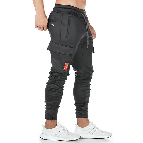 好货Mens fashion knitting fitness sweatpants outdoor gym ru