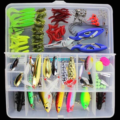 极速101PCS/Lot Fishing Lure Multi-function Wobblers Shone Fi