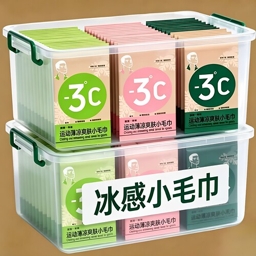 冷感毛巾提神清凉湿巾运动跑步擦汗降温冰感毛巾学生军训去汗冰巾