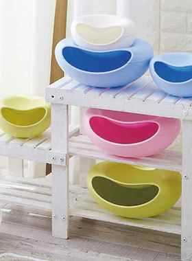 1pcs Double Layer Container box Phone Holder Bowl Dish Laye