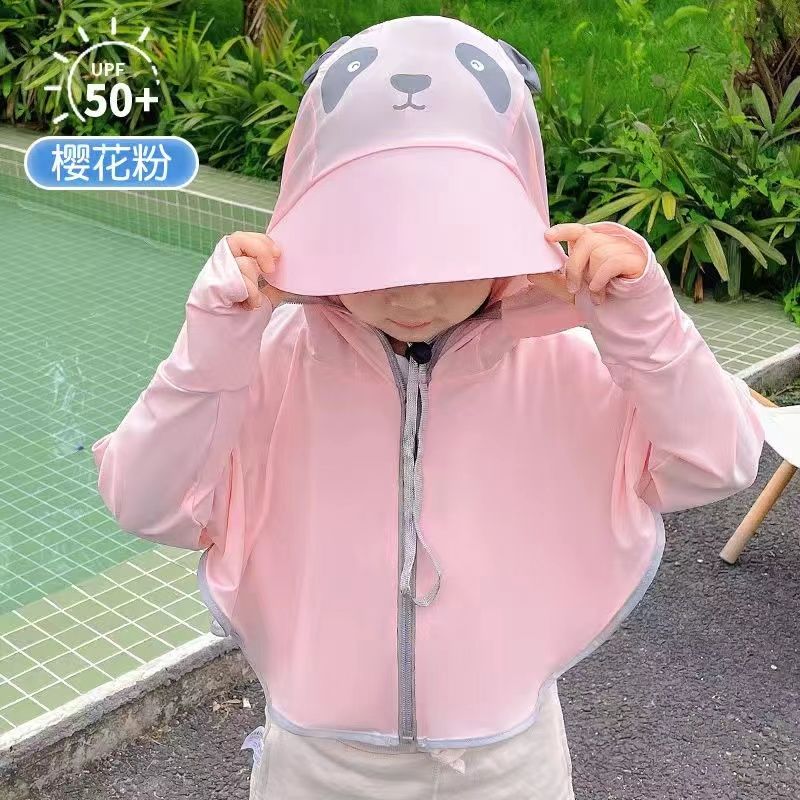 男宝防晒衣夏季薄款2023新款男宝遮阳防晒外套中小童轻薄透气