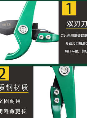 新品博狮PVC管剪管刀PPR剪刀快速剪线管水管切刀割管器切管器水电