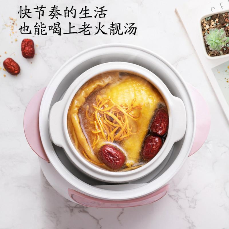 2023新款热卖全自动迷你电炖锅多功能家用小型隔水锅煲汤煮粥锅陶