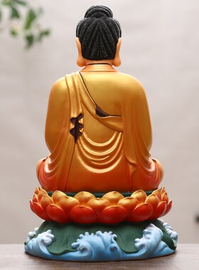 好货家用佛像阿弥陀佛如来佛祖居家供奉树脂药师佛大日像三宝佛