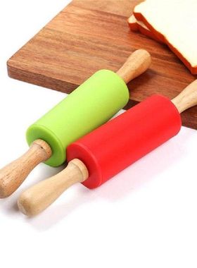 Wooden Handle Rollers Rolling Pin Non-Stick Dough Flour