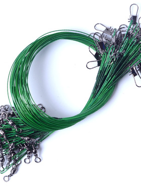 20PCS Anti Bite Steel Fishing Line 15cm-30cm Steel Wire Lead