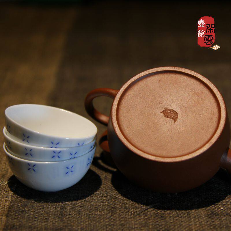 极速闲云壶馆小煤窑朱泥潮州工夫茶冲泡老岩茶乌龙茶壶90cc陈兔根