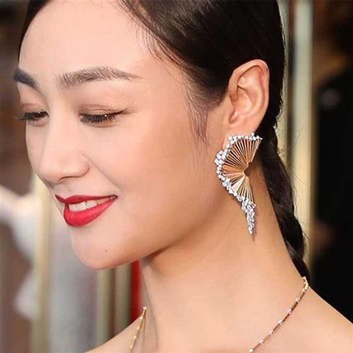 GODKI New ndy Luxury 2PC Necklace Earring Sets Jewelry Set F