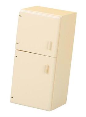 Wood Dollhouse Fridge Model Kitchen Furniture Living Room