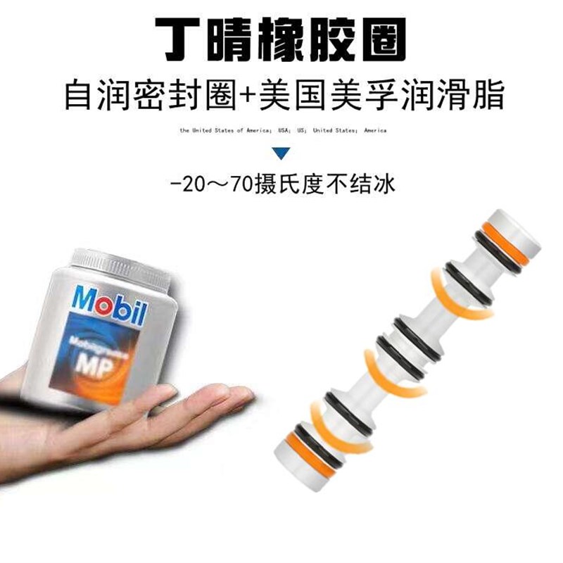 亚德客电磁气阀 4V230C-08 4V330C-10 4V430C-15 三位五通换向阀