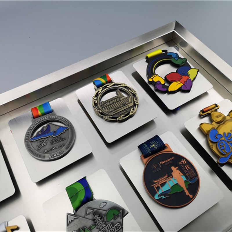 新相框画框奖牌展示架304不锈钢运动收纳筐创意墙壁摆件家居饰品