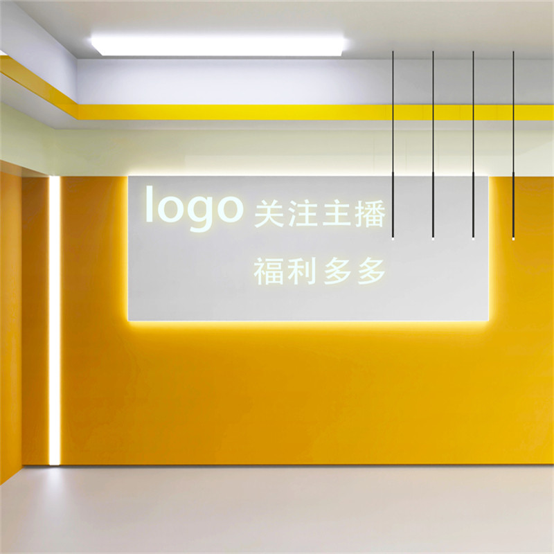 感服装主播直播背景墙仿真简约轻奢童装百货带货网红主播拍照视频装饰高清3d立体高端大气直播间背景布