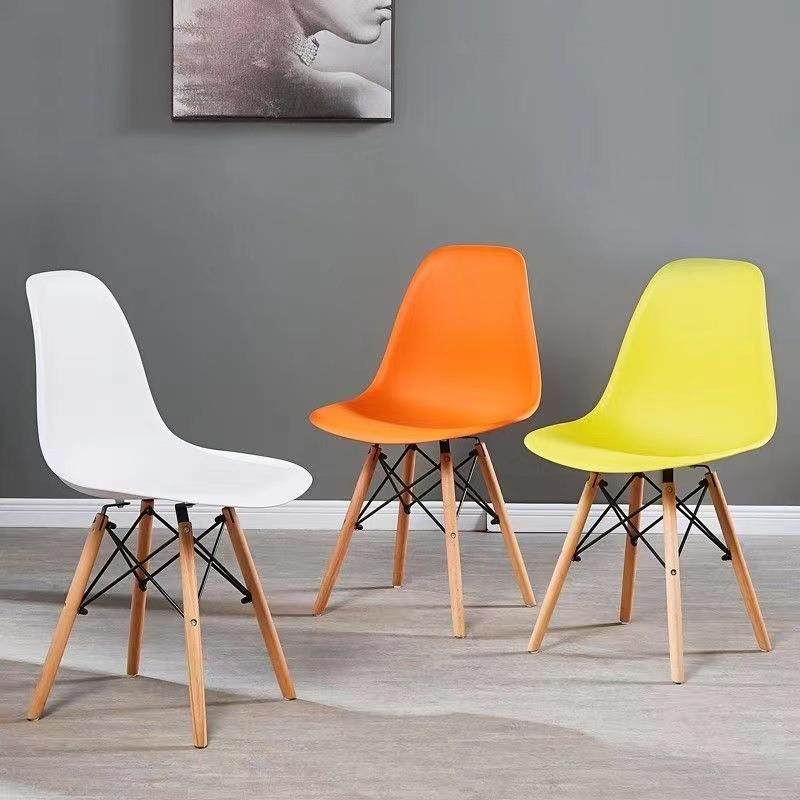 伊姆斯家用餐桌椅办公椅休闲简约现代靠背椅洽谈书桌椅卧室梳妆椅