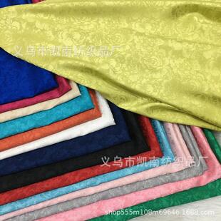 提花布料提花丝绸缎汉服旗袍拜年服睡衣场景布置喜庆图案布料