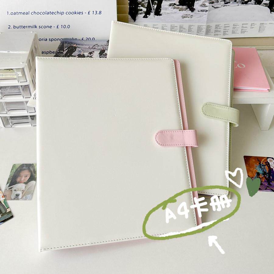 A4九宫格卡册卡片收纳册追星票夹活页四宫格3寸内页拍立得爱豆