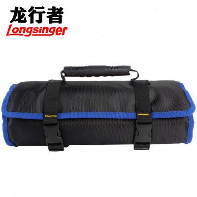 好货龙行者加厚多功能工具包卷筒式插袋水电工家电维修帆布手提收