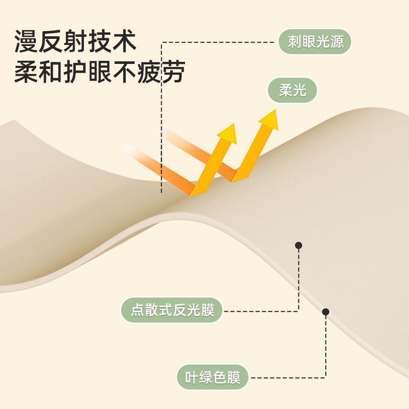 桌垫书桌学生环保无味硅胶透明学习桌专用桌垫护眼鼠标垫桌布可擦