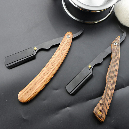 1P Stainless Steel Folding Shave Knife Handle Beard
