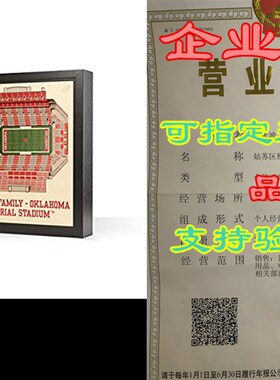 NCAA Oklahoma Sooners 25-Layer Stadiumviews 3D Wall Art