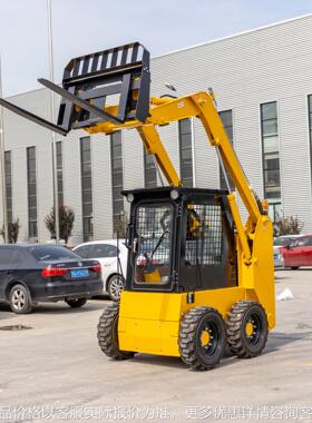 外贸出口驾驶室款滑移装载机 迷你loader出口加拿大工程农用装载