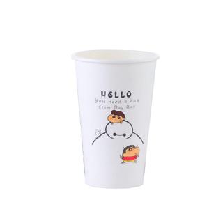 一次性加厚奶茶纸杯咖啡豆浆杯子外卖带盖热饮1000只商用定制粥杯
