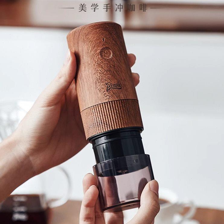 Bincoo电动磨豆机意式手冲咖啡研磨机小型家用全自动磨咖啡豆机