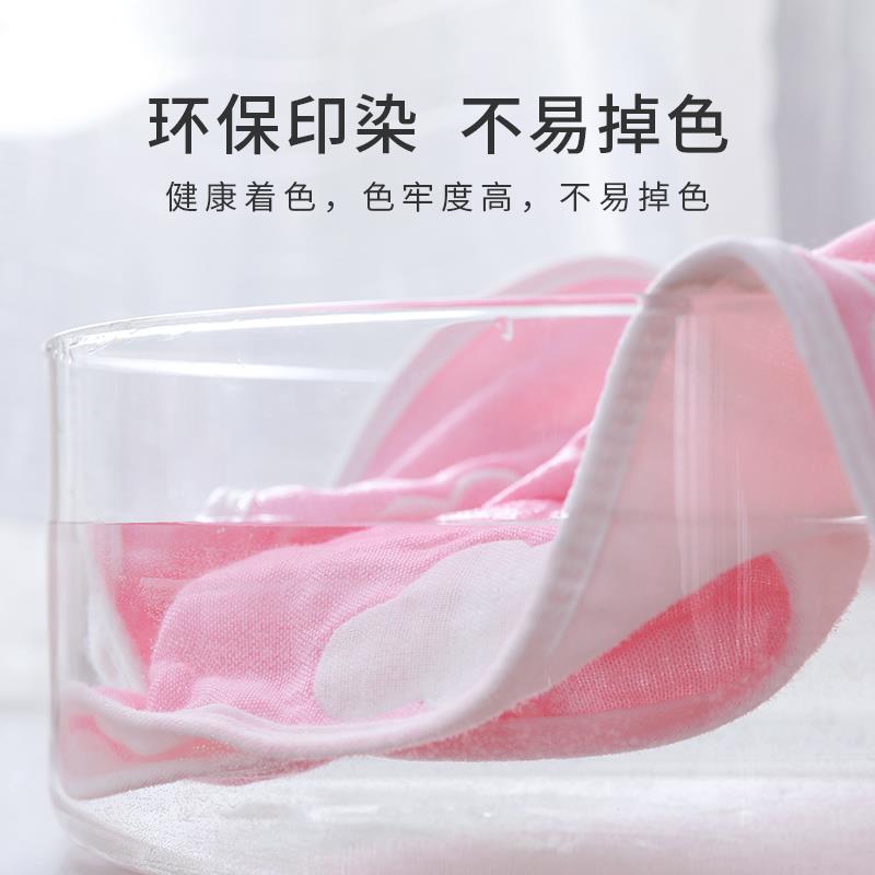儿童枕巾纯棉吸汗加厚单人纱布枕头巾一对装男女童全棉高档可固定