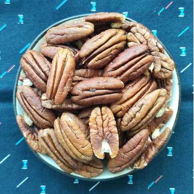 原味生熟坚果碧根果仁碎仁甜咸味可选500g长寿果新鲜奶茶辅料