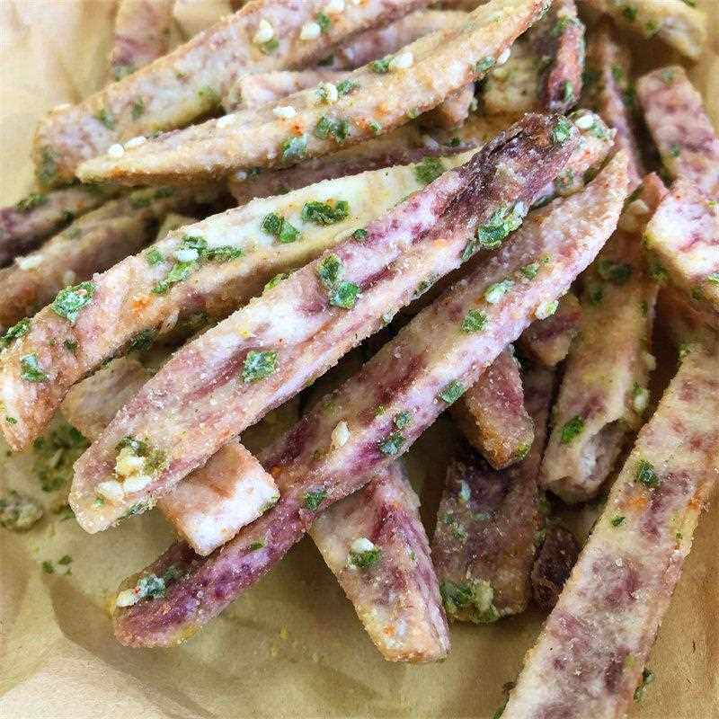 花吃点 芋头条 酥酥脆脆停不下来 蔬菜制品网红休闲 小零食