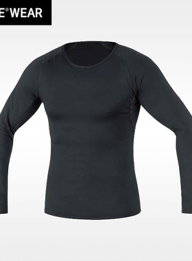 GOREWEAR运动服保暖弹性专业户外运动内层上衣长袖男款