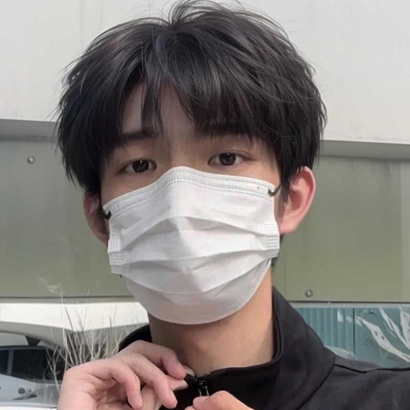 现货速发韩版帅气假发男短发男士微分碎盖男式日常蓬松假发套自然