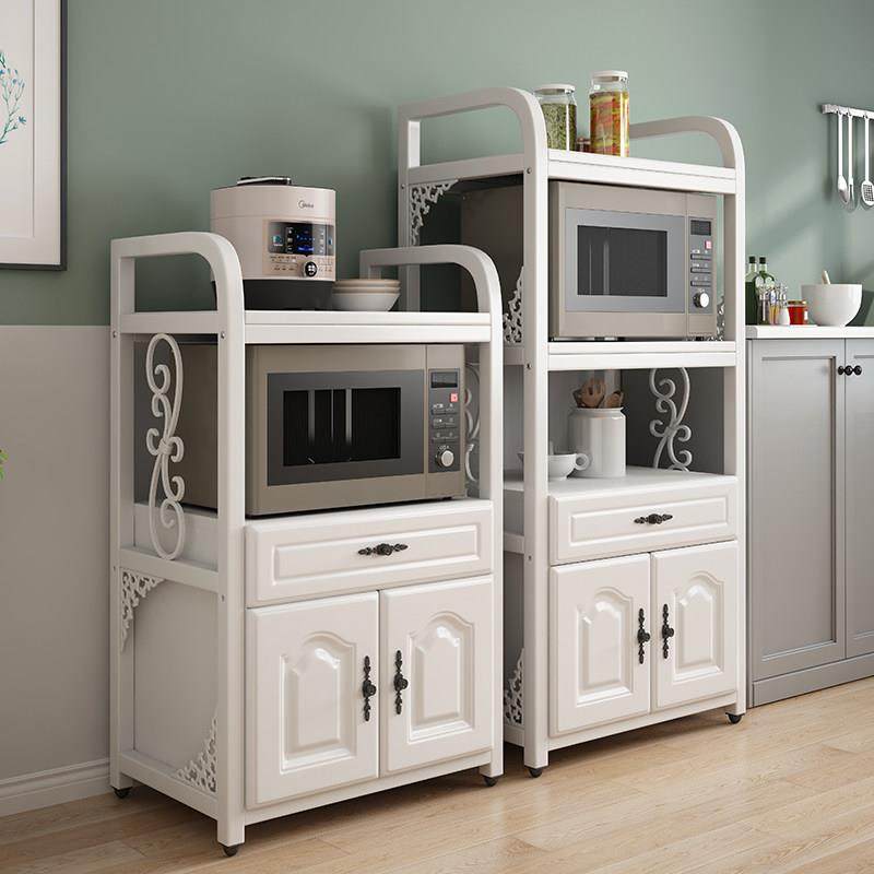 厨房置物架落地多层收纳整体橱柜家用烤箱微波炉架子多功能锅具置,厨房/烹饪用具,厨房置物架/置物柜/角架,淘宝优惠券,粉丝福利购,淘宝优惠卷