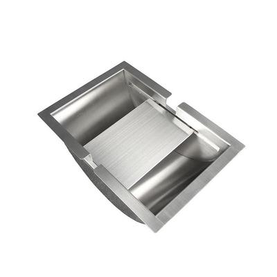 银行通道槽 医院柜台窗口不锈钢收银槽 取钱槽现金槽取款槽过钞斗