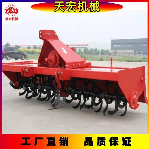 四轮拖拉机带大型旋耕机 打田松土旋耕机 农用翻耕犁耙旋耕机直销