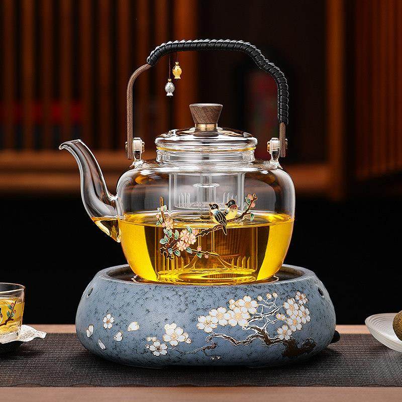 高端煮茶壶电陶炉煮茶器套装家用办公蒸煮耐高温玻璃烧水泡茶专用,餐饮具,茶壶,淘宝优惠券,粉丝福利购,淘宝优惠卷