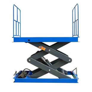 固定剪叉式升降机厂房货物提升机上下货举升机卸货平台牛羊卸猪台