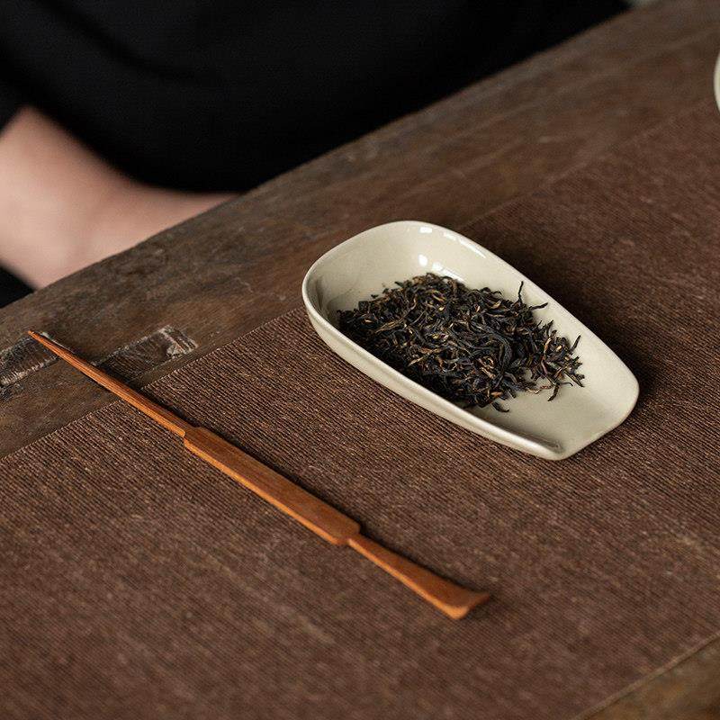 中式草木灰陶瓷茶则家用醒茶荷赏茶勺创意茶拨茶铲功夫茶道零配件,餐饮具,茶道/零配,淘宝优惠券,粉丝福利购,淘宝优惠卷
