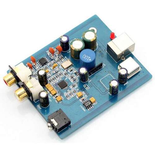 HIFI ES9018K2M SA9023 USB DAC解码板 外部声卡 音频放大器模块