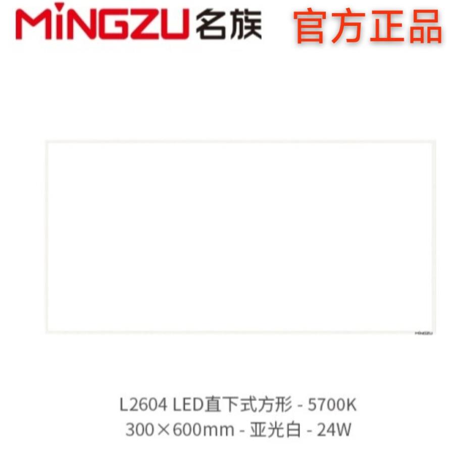 名族L2604_300*600平板灯led厨房化妆室灯嵌入式铝扣板灯