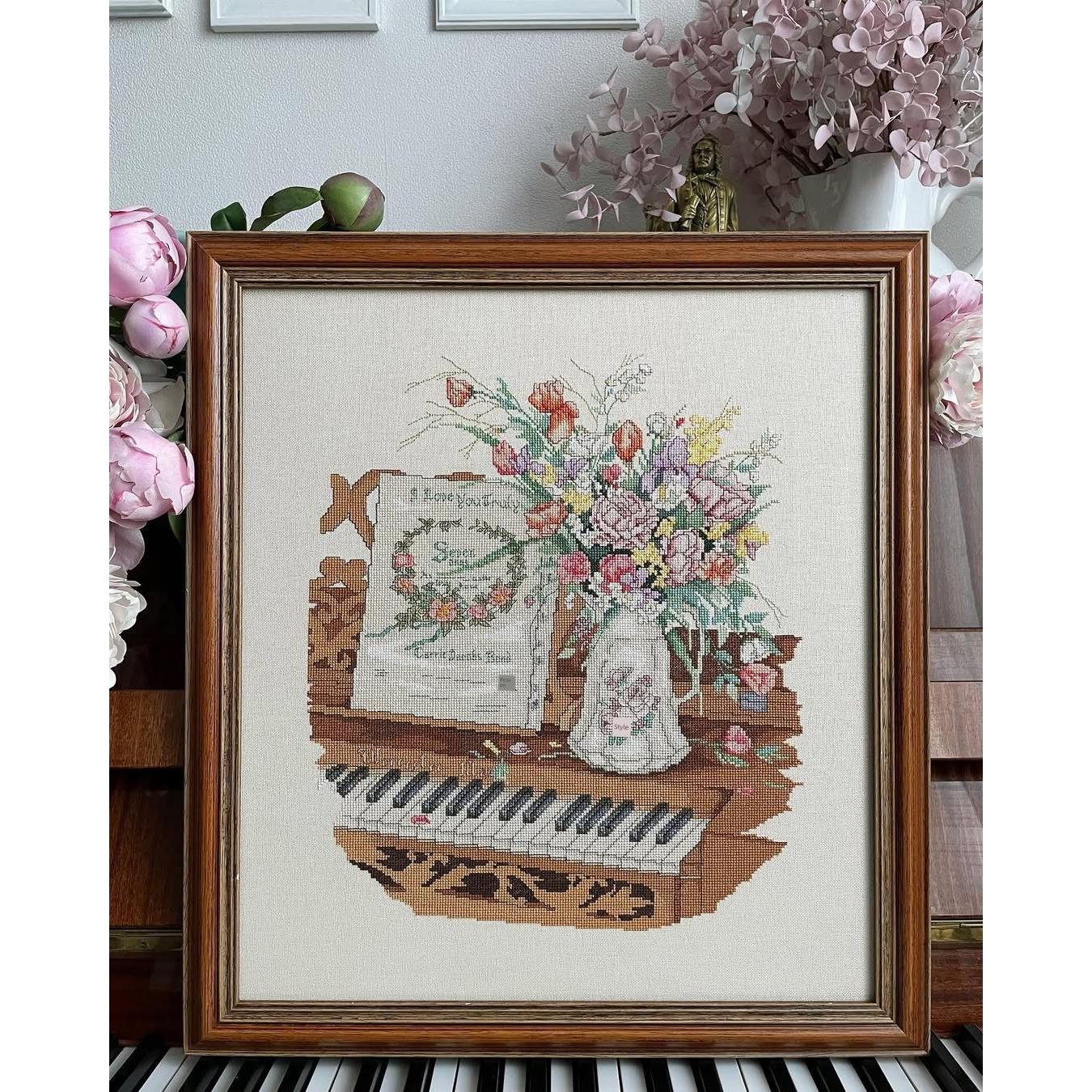 大金家十字绣Pv杂志图片情歌十字绣套件Dmc自匹配套件