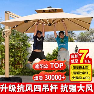 尚伦户外遮阳伞庭院伞别墅花园露台大遮阳伞棚商铺摆摊室外罗马伞