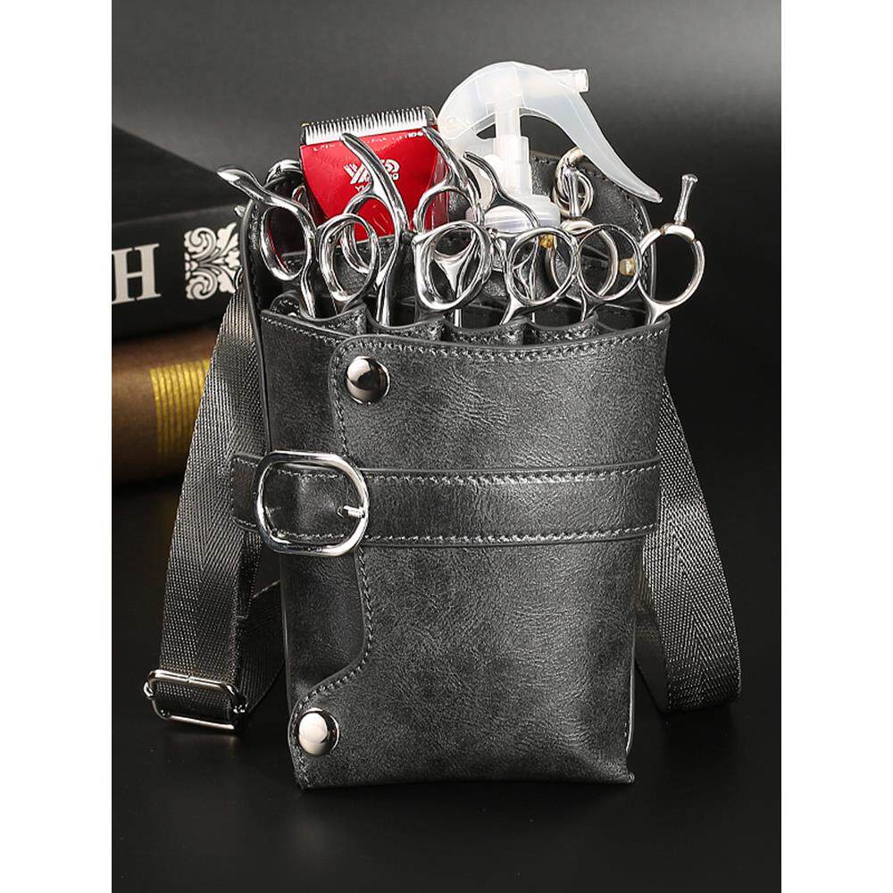 美发剪刀包发型师专用工具包斜挎剪子包个性剪发包宠物师剪发腰包