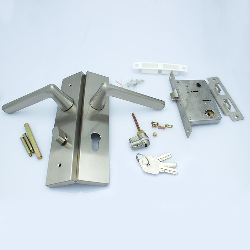 7250假插芯锁体长175简约中式室内门锁反提锁具固定孔距170通用型